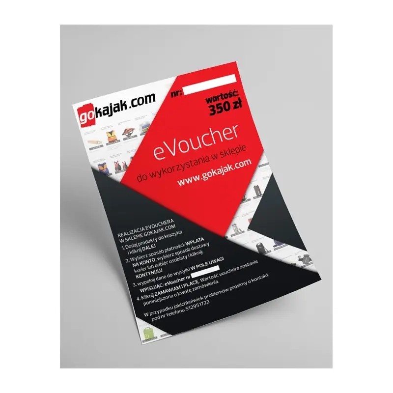 Voucher (karta podarunkowa) - 50zł