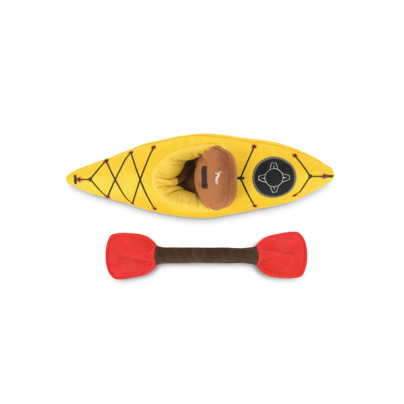Zabawka funkcjonalna dla psa P.L.A.Y. Kajak w kolorze żółtym